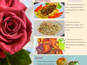 Valentine's Special Me Menu 